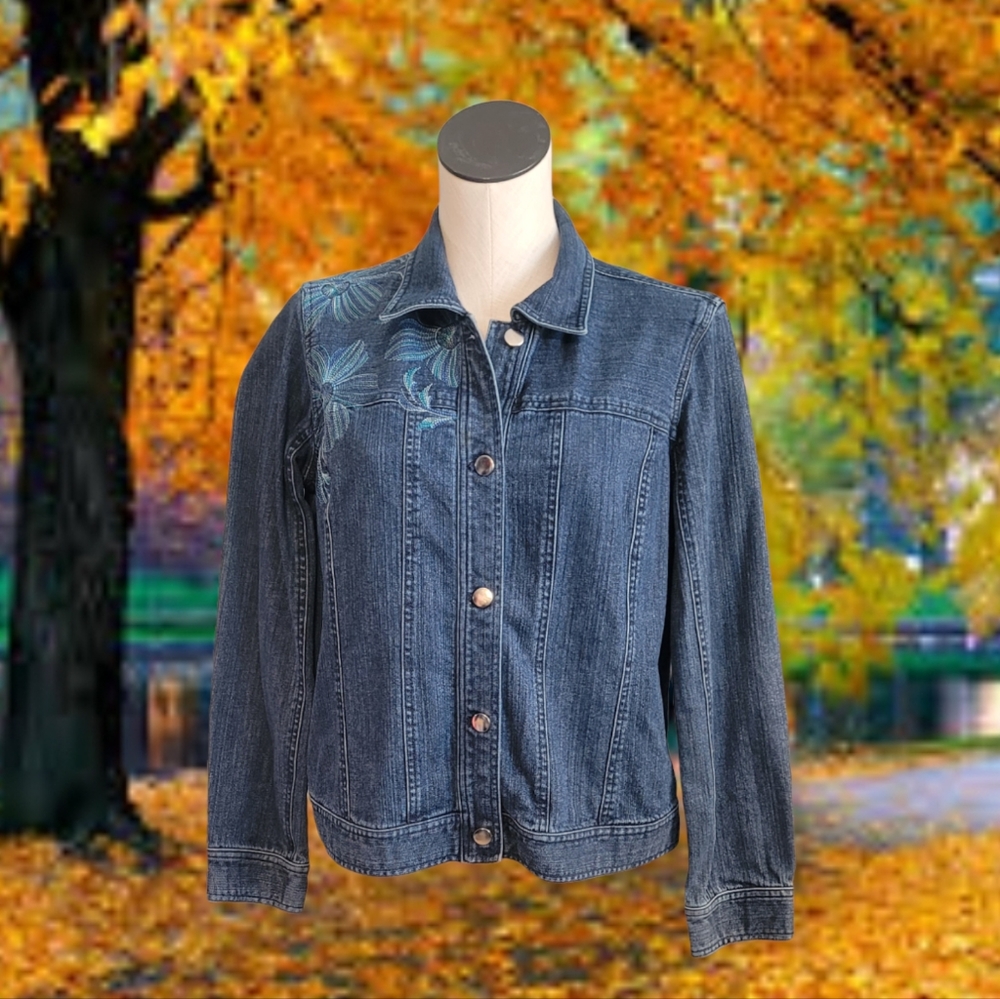 Embroidered Denim Jacket